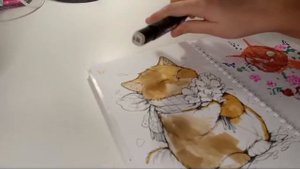 КОТ ТИША РИСУЕТ КАРТИНУ. ПРИКЛЮЧЕНИЯ С РАСКРАСКОЙ.