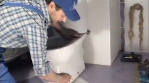 Установка раковины и унитаза