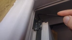 Верхняя часть балконной двери