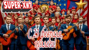 С 23 февраля, коллеги! (песня на заказ, музыкальный апельсин)
