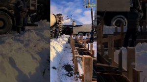 Никогда не повторяйте эту ошибку / Что будет если залить бетон зимой ?