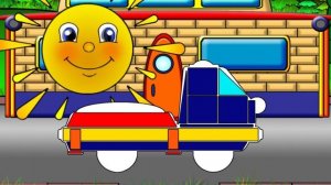 Развивающие мультики для малышей - Машинка трансформер Пома и вертолет