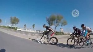 Турбо велосипед с огнетушителем