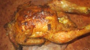 Курица жареная в духовке