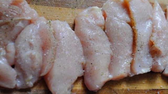 Куриные отбивные с кукурузной мукой