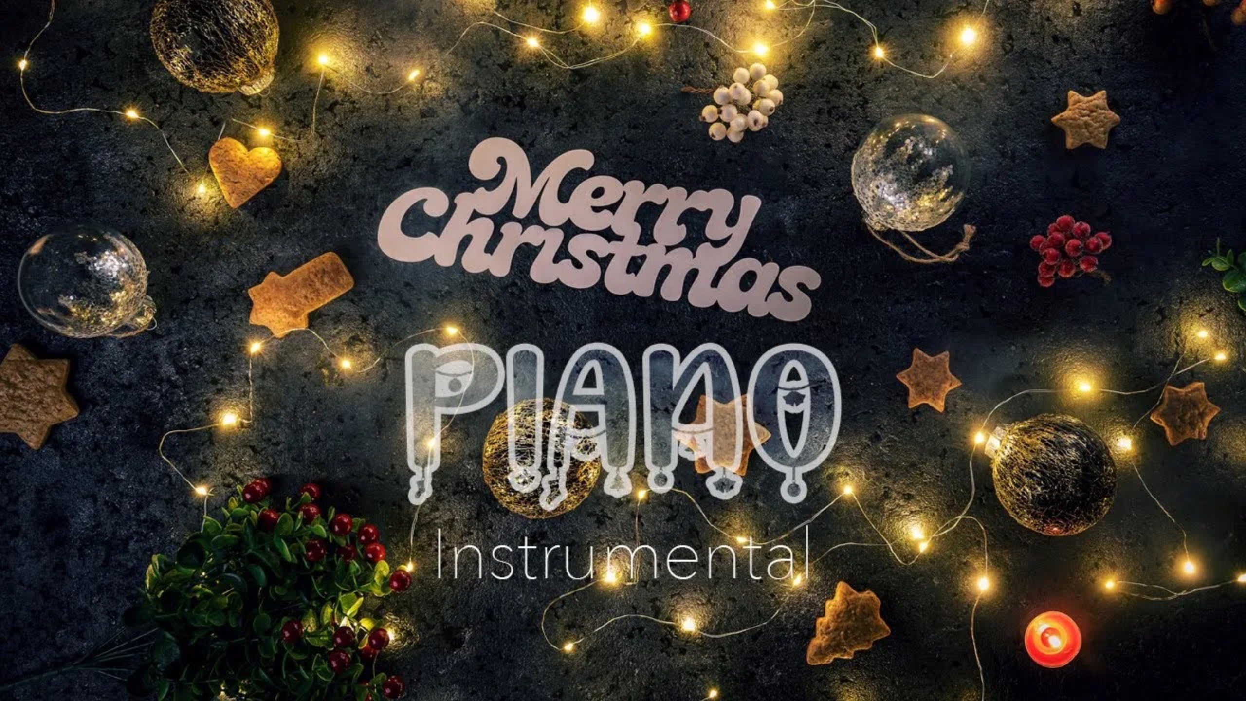 Christmas Piano Relaxing Music  Christmas Background