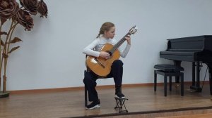М. Джулиани "Ручеек", исполняет Полина Бондаренко