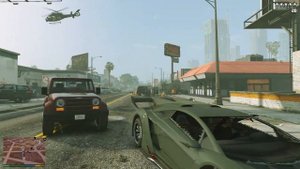 GTA V - Franklin's Old House Shootout + Five Star Escape(VE:DGA 3.1.1)