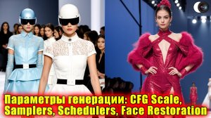 Параметры генерации: CFG Scale, Samplers, Schedulers, Face Restoration - Модуль 1. Занятие 4