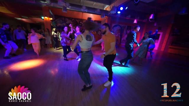 Rafail Galiev and Olga Saprunova Salsa Dancing at Respublika Days XII Tuesday 29.04.2022