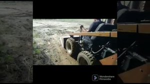 Самодельный Бортоповоротный Погрузчик на механике.