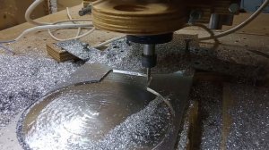 Пробный запил дюраля с iMachining от SolidCAM