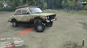 SpinTires - обзор мода ( ВАЗ-2106 v1.0 ) Раритет))