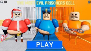 НОВОГОДНИЙ BARRY Против ПОЛИЦЕСКИЙ BARRY Против ЗАЛЮЧЕННЫЙ BARRY в РОБЛОКС(#ROBLOX)