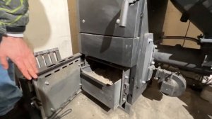 Прокопьевск без дыма топится автоматический котел General Element модель Leader ( Генерал Лидер )