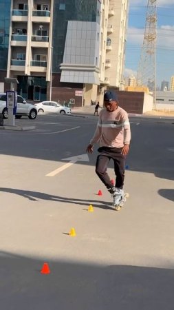 Footwork Slalom #skateweaver #shorts #viral