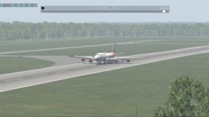 XPlane-11/ Посадка 747-8I WMKK