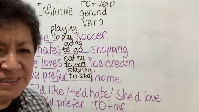Clase 125 Infinitive with TO  ING  makelet