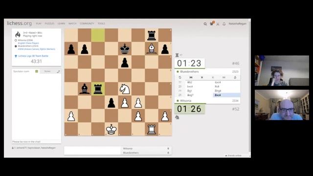 Liga 3B, 23rd Sept '21, 3+0 - English Chess Players with GM Matthew Sadler and WIM Natasha Regan смотреть онлайн