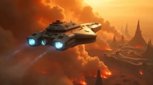 WE DISCOVERED A FIRE PLANET! Spaceships Fly Over Alien World 🔥