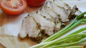 Сало вареное в пакете со специями