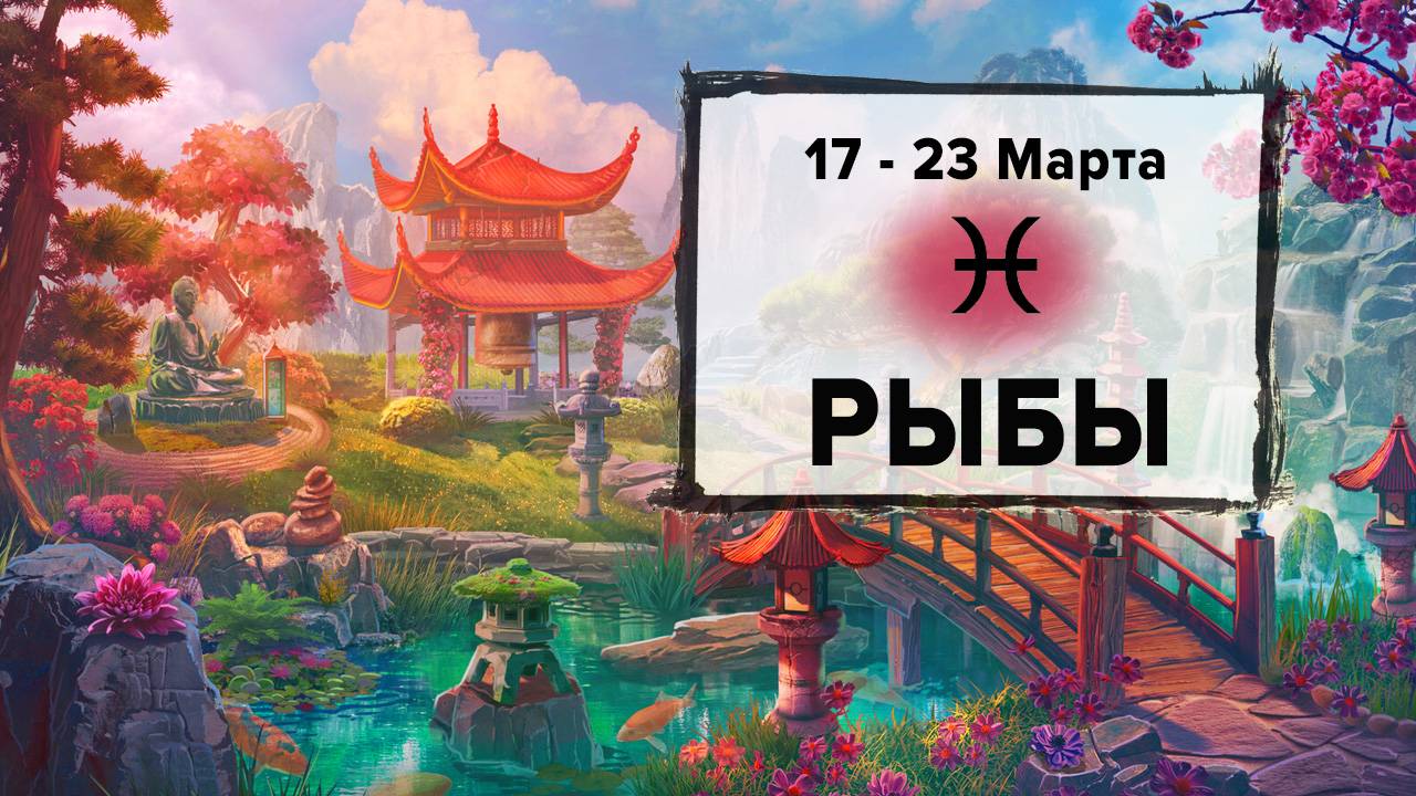 РЫБЫ ♓ 17 - 23 Марта 2025 | Расклад таро на неделю для знака Зодиака Рыбы