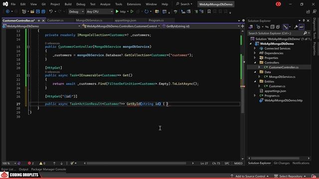 MongoDB with DotNet Core - .Net Core Rest API Tutorial | MongoDB