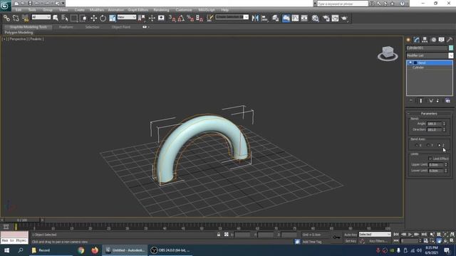 3ds Max Part 16 | Bend Modifier | Melengkungkan Objek