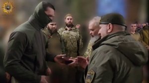 Награждение бойцов спецназа "АХМАТ" МО РФ, принимавших участие в операции "Поток"