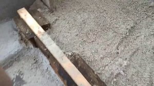 Полистирол бетон. Заливаю потолок.