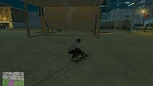 Скейт в Grand Theft Auto: San Andreas !