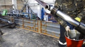 КМУ PALFINGER INMAN IT 150-ремонт гидроцилиндра подъёма стрелы