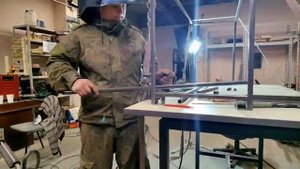Сварка конструкции под стелаж