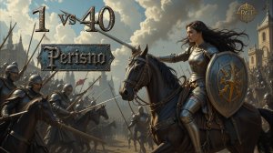 Mount & Blade Perisno Первый серьёзный бой.