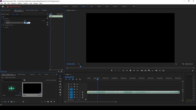 How to Change Volume of Audio - Adobe Premiere Pro Tutorial смотреть онлайн