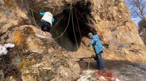 Тренировка на скале | спелеоподготовка