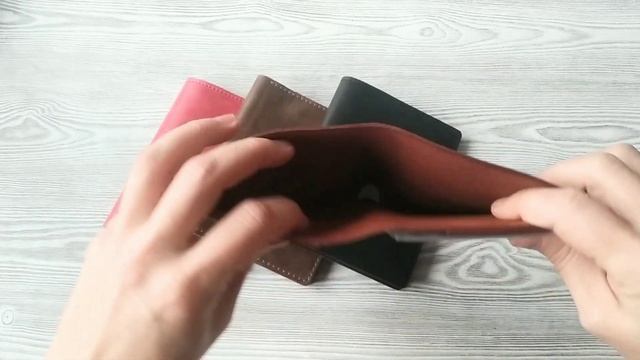 Бумажник водителя из натуральной кожи, с вкладышем для прав.(4)