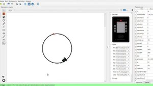 TRIK Studio 2022 2 C  Users User Desktop уроки 1 курс робот движение по окружности с банкой qrs изм