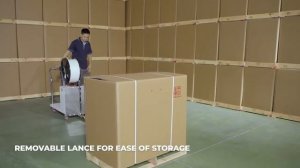 TP 502MV   TP 502MH Полуавтоматические стреппинг машины для упаковки паллет  TRANSPAK