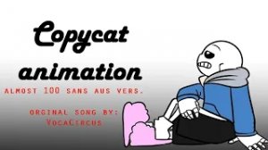 copycat meme animation sans au's