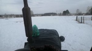 Трактор юмз печка самоделка