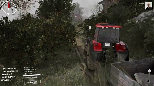 BELARUS 1523 Tractor  Spintires Gameplay