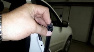 Дополнительные уплотнители на двери Лада Гранта   самостоятельная установка