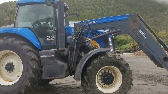 New Holland T8040 selges via klaravik.no смотреть онлайн