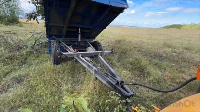Трактор Т-40АП с прицепом 1 ПТС 2