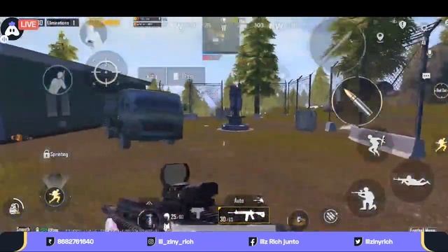 PubG Mobile :  Excited stream  Playing Squad  Lilzinyrich HOT DROP