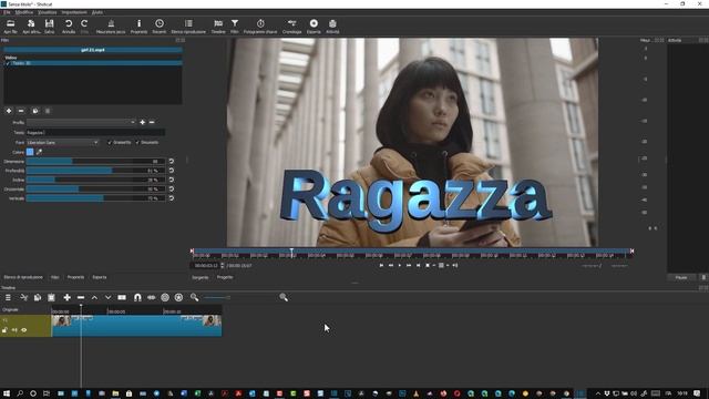 Come riavere i Filtri Testo: 3D e Testo: HTML nella nuova versione di Shotcut