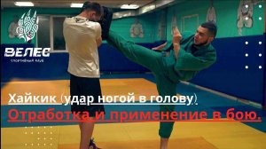 Хайкик (удар ногой в голову) Отработка и применение в бою.