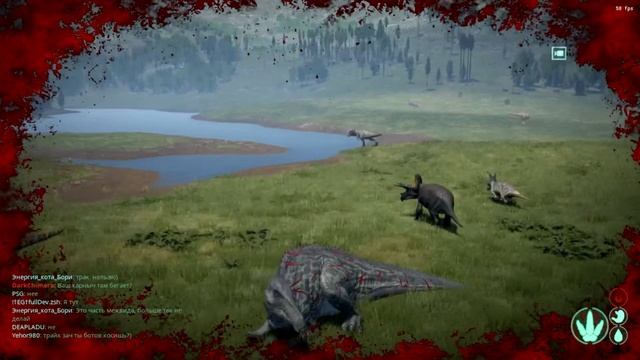 |The Isle| Отбиваемся от трех волн гиганотозавров смотреть онлайн