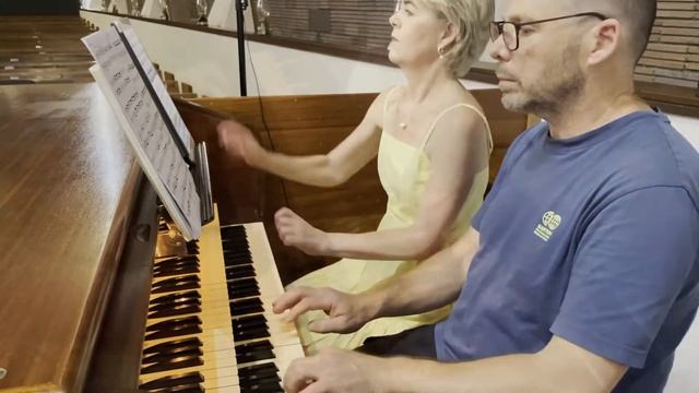 Mozart Organ Duet KV 594 - Betsie Schaap & Daniël Nel смотреть онлайн